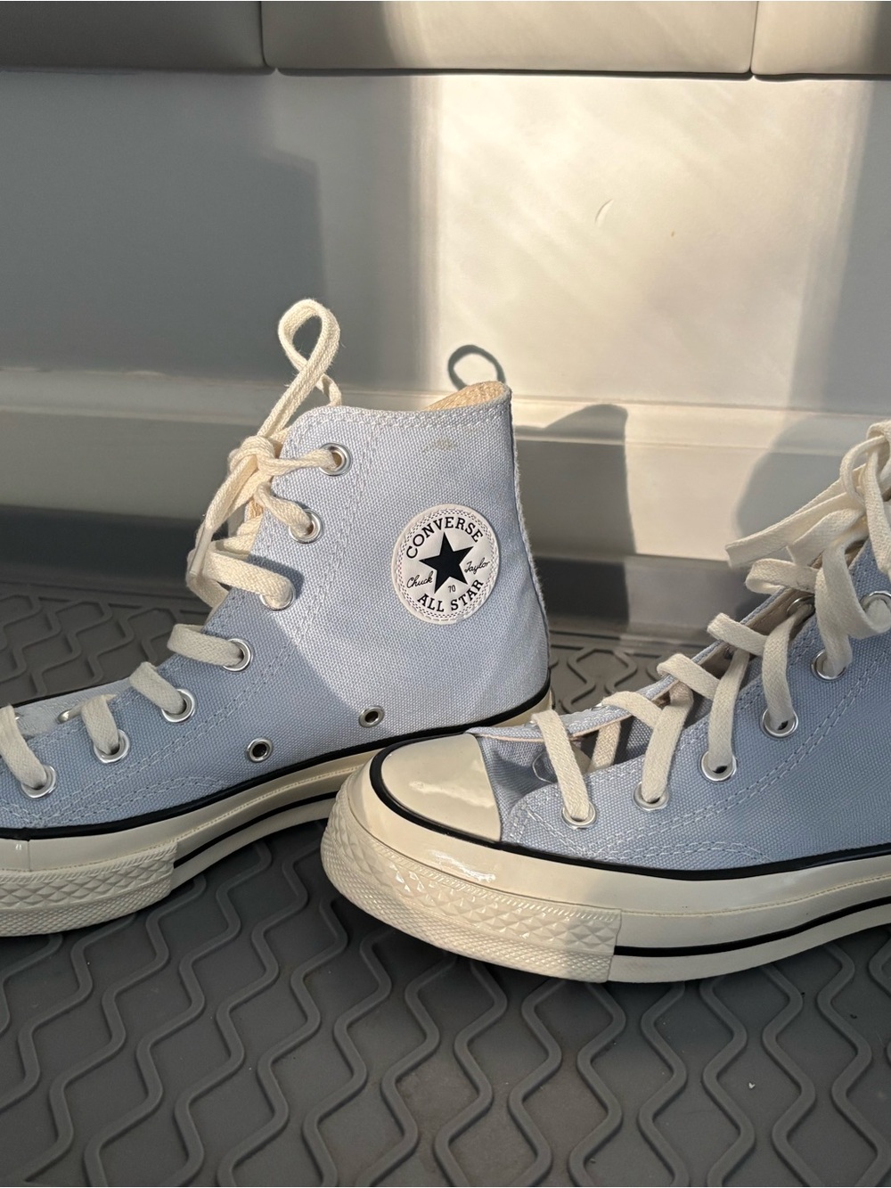 Converse 70 Light Blue High Top All Star Sneakers